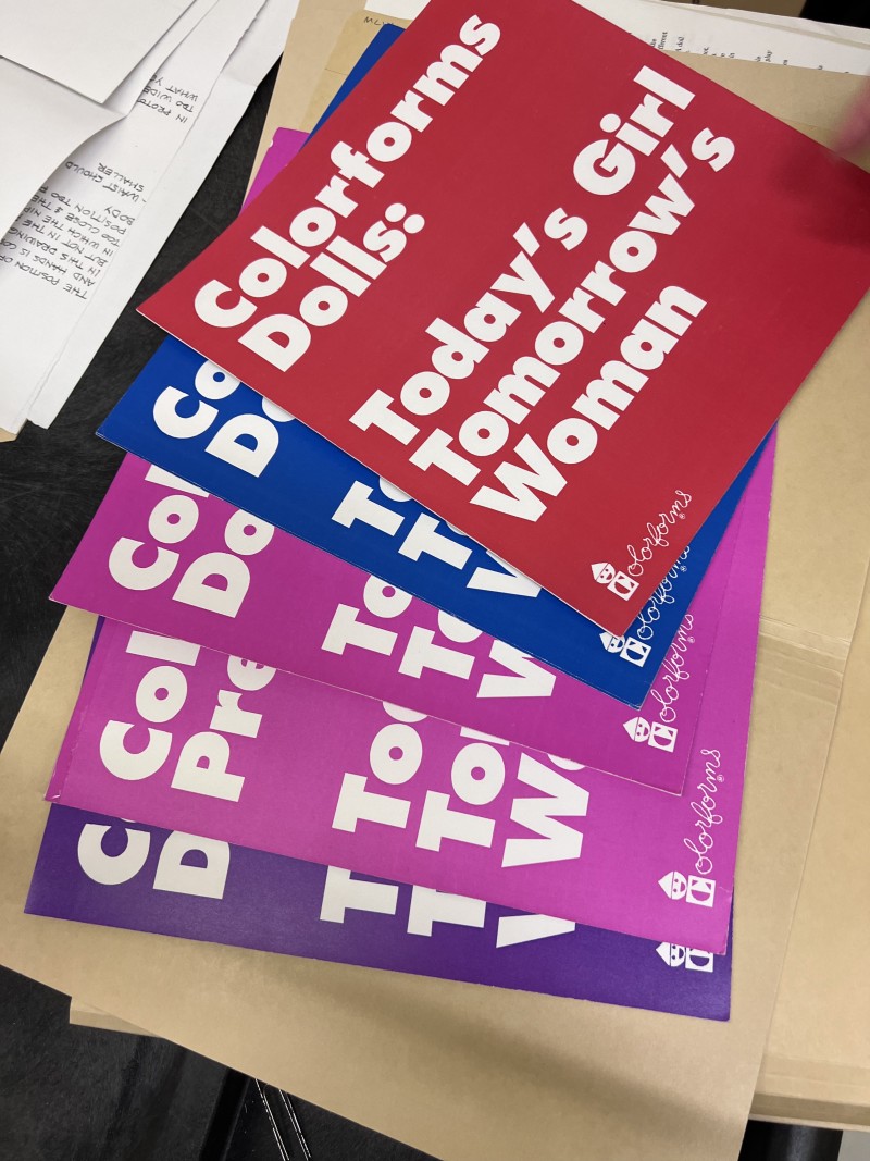 Marketing Material for Today's Girl Tomorrow's Woman by Lella Vignelli